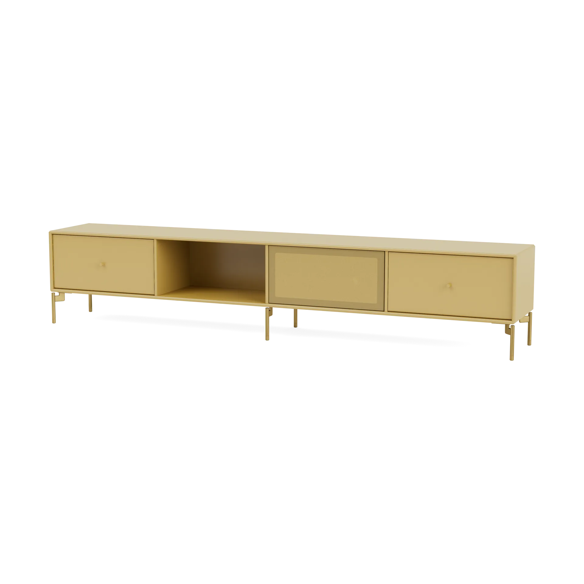 Montana OCTAVE VII mediabänk, 157 Cumin-brass Montana