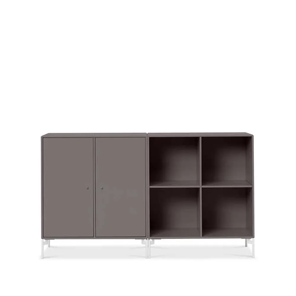 Pair sideboard, coffee 35, vitlackade ben Montana