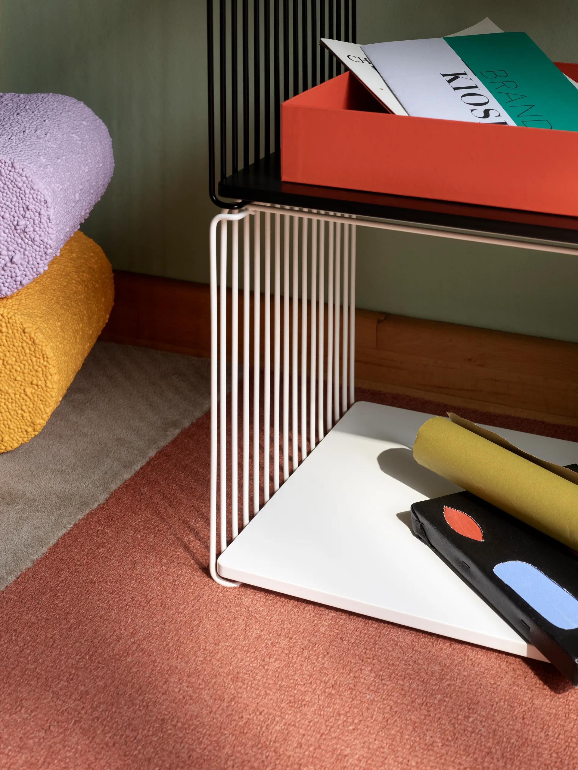 Panton Wire Extended hylla 70x34,8x34,8 cm, Snow Montana