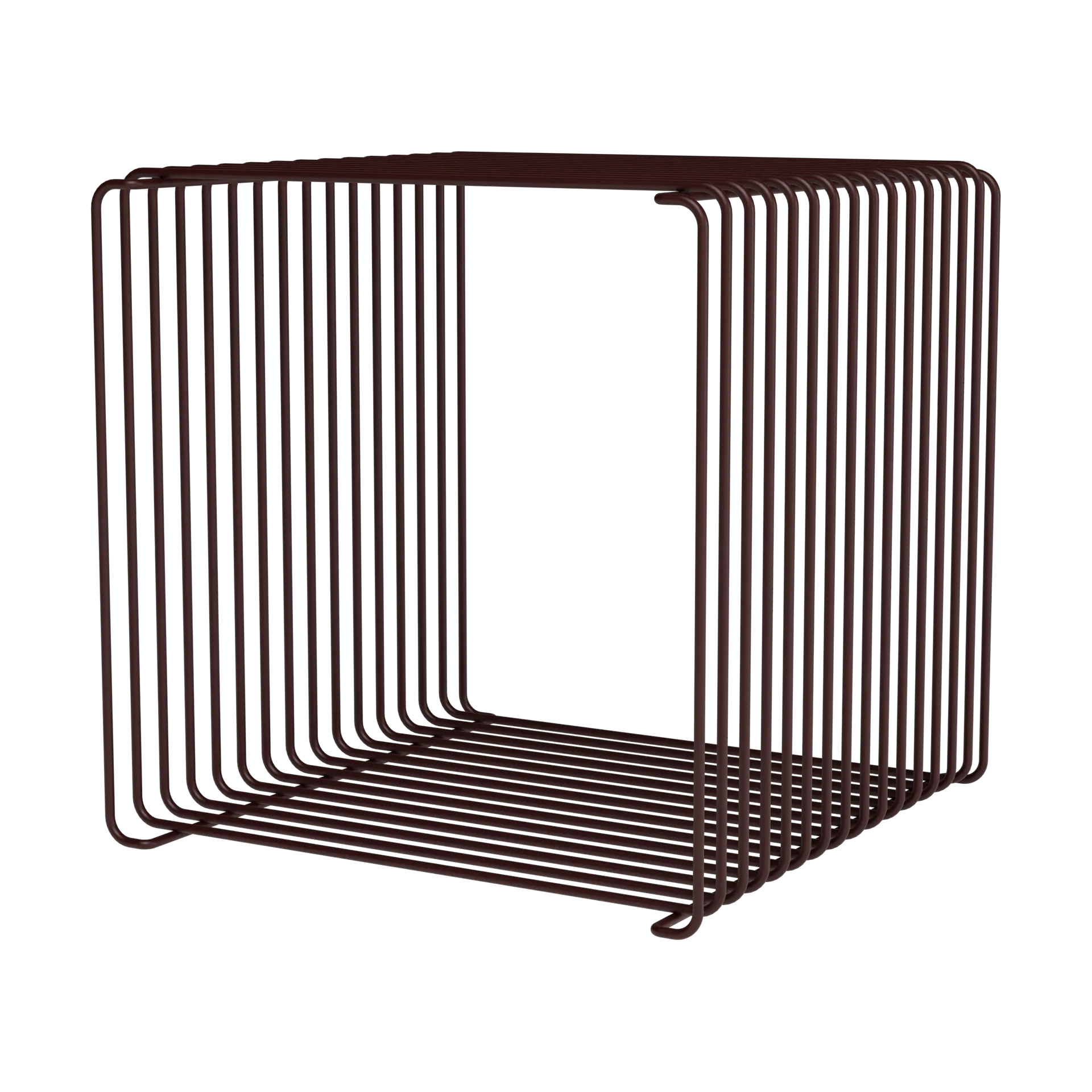 Panton Wire Single hylla 34,8x34,8x34,8 cm, Black red Montana