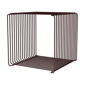 Panton Wire Single hylla 34,8x34,8x34,8 cm - Black red - Montana