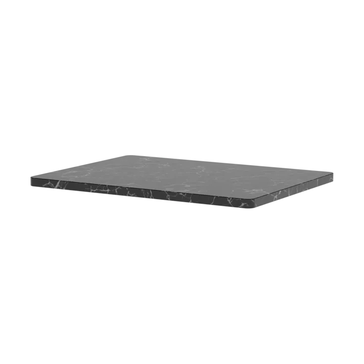 Panton Wire toppskiva 34,8x25,7 cm - Black marble - Montana