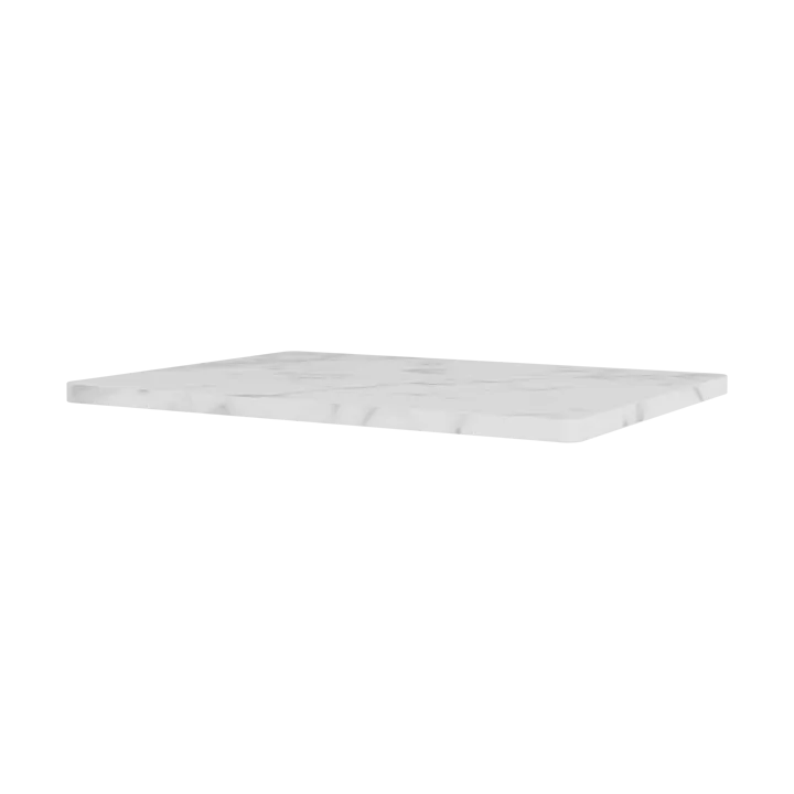 Panton Wire toppskiva 34,8x25,7 cm - White marble - Montana