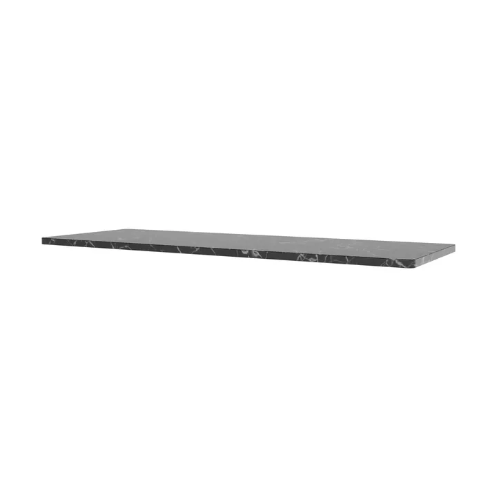 Panton Wire toppskiva 70,1x25,7 cm - Black marble - Montana