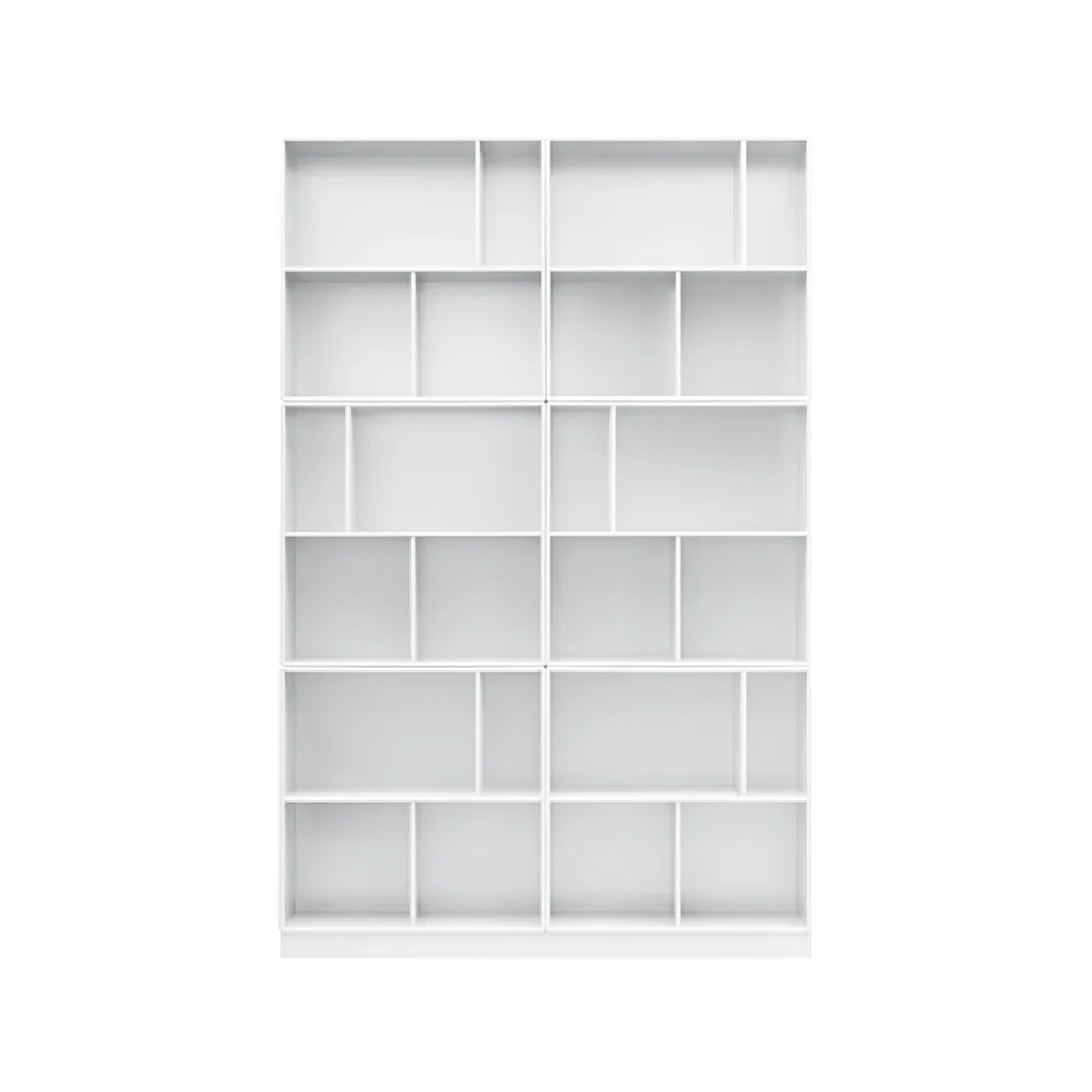 Read bokhylla, new white 101 med 7 cm sockel Montana