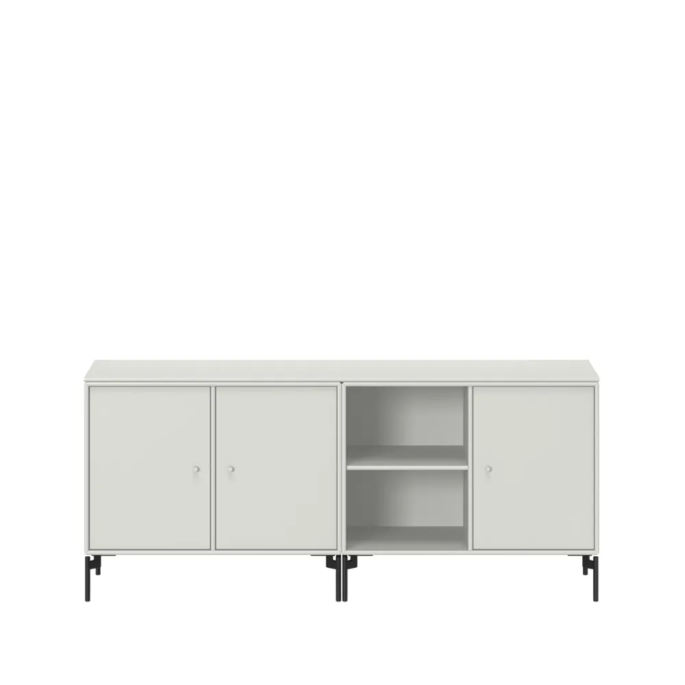 Save sideboard, nordic 09, svartlackade ben Montana