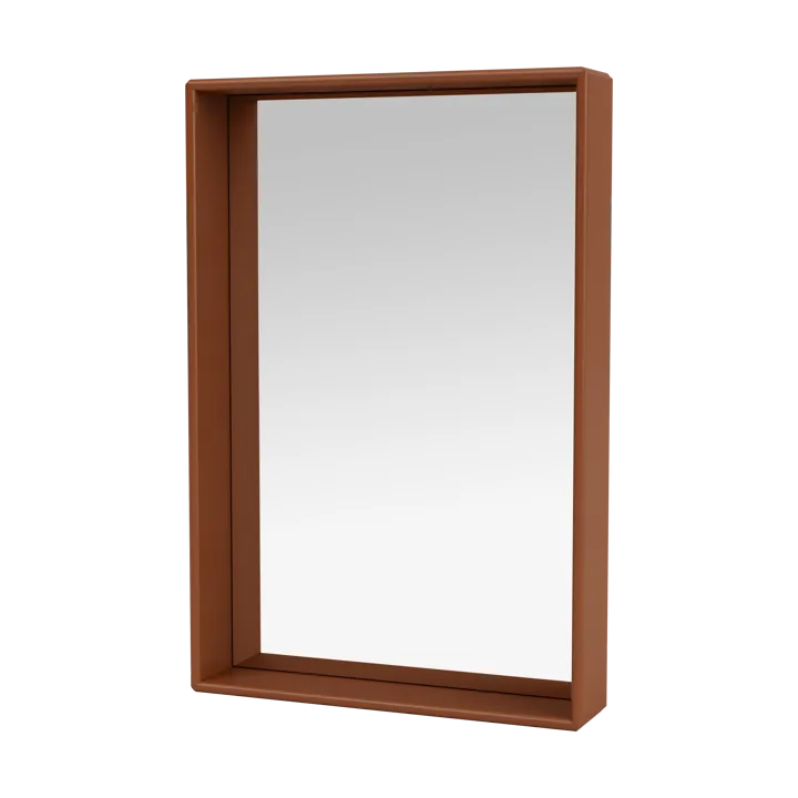 Shelfie colour frame spegel 46,8x69,6 cm - Hazelnut - Montana