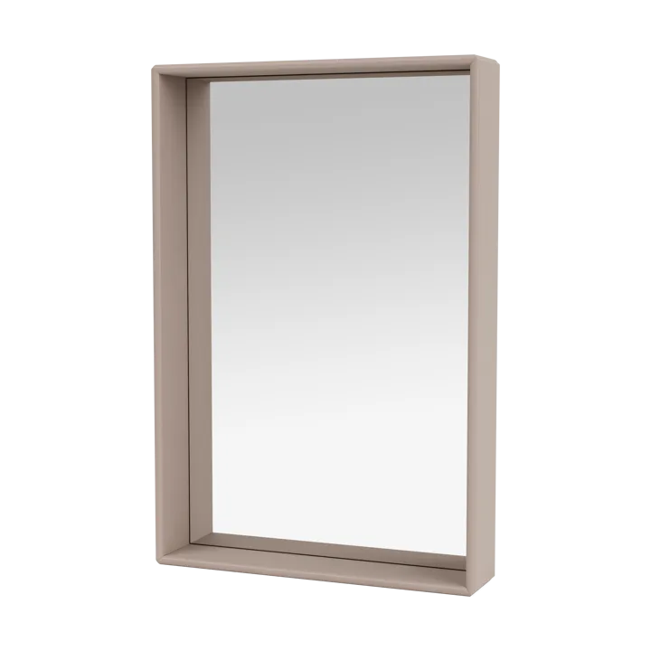 Shelfie colour frame spegel 46,8x69,6 cm - Mushroom - Montana
