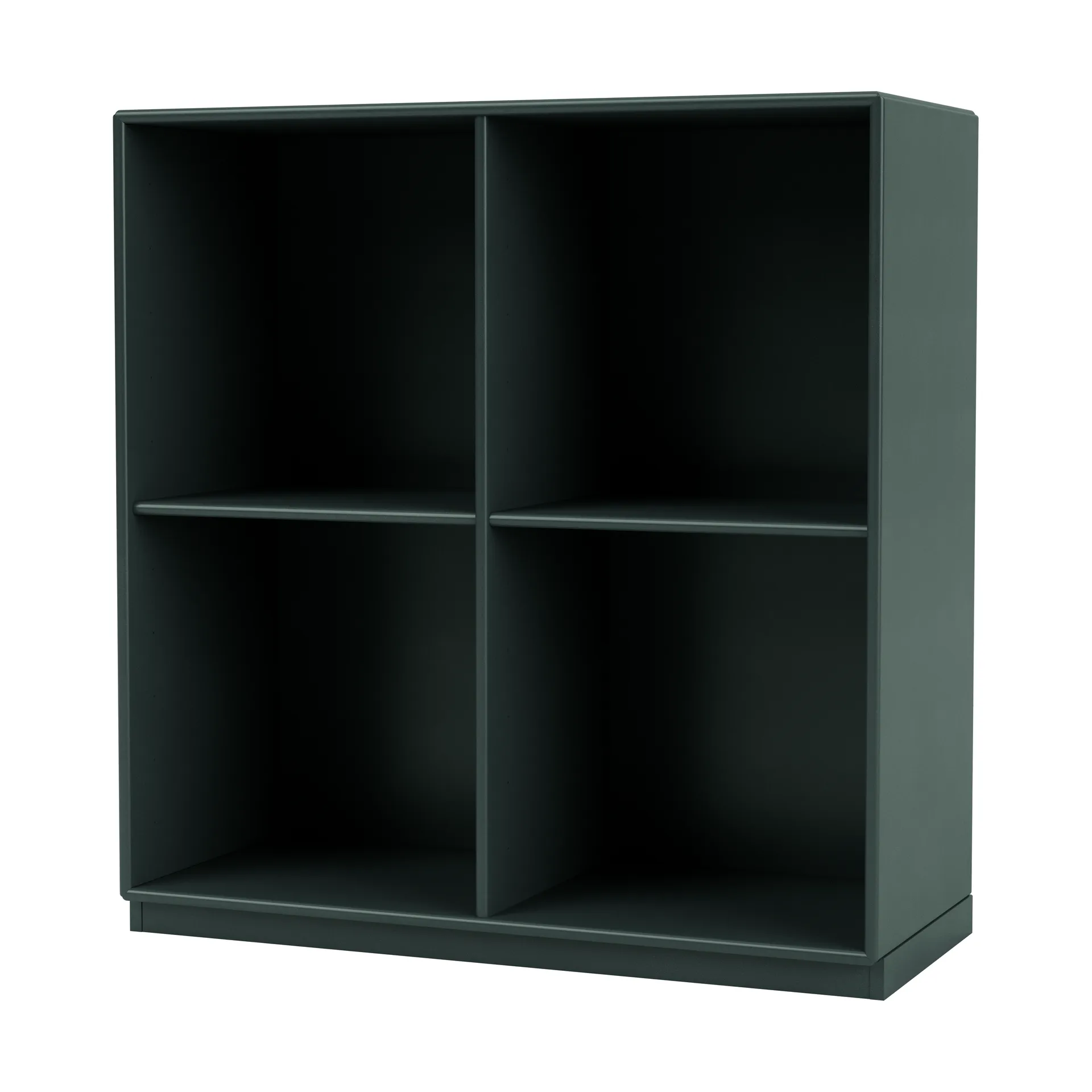 SHOW hylla 69,6x69,6 cm, sockel 3 cm, 163-BlackJade Montana