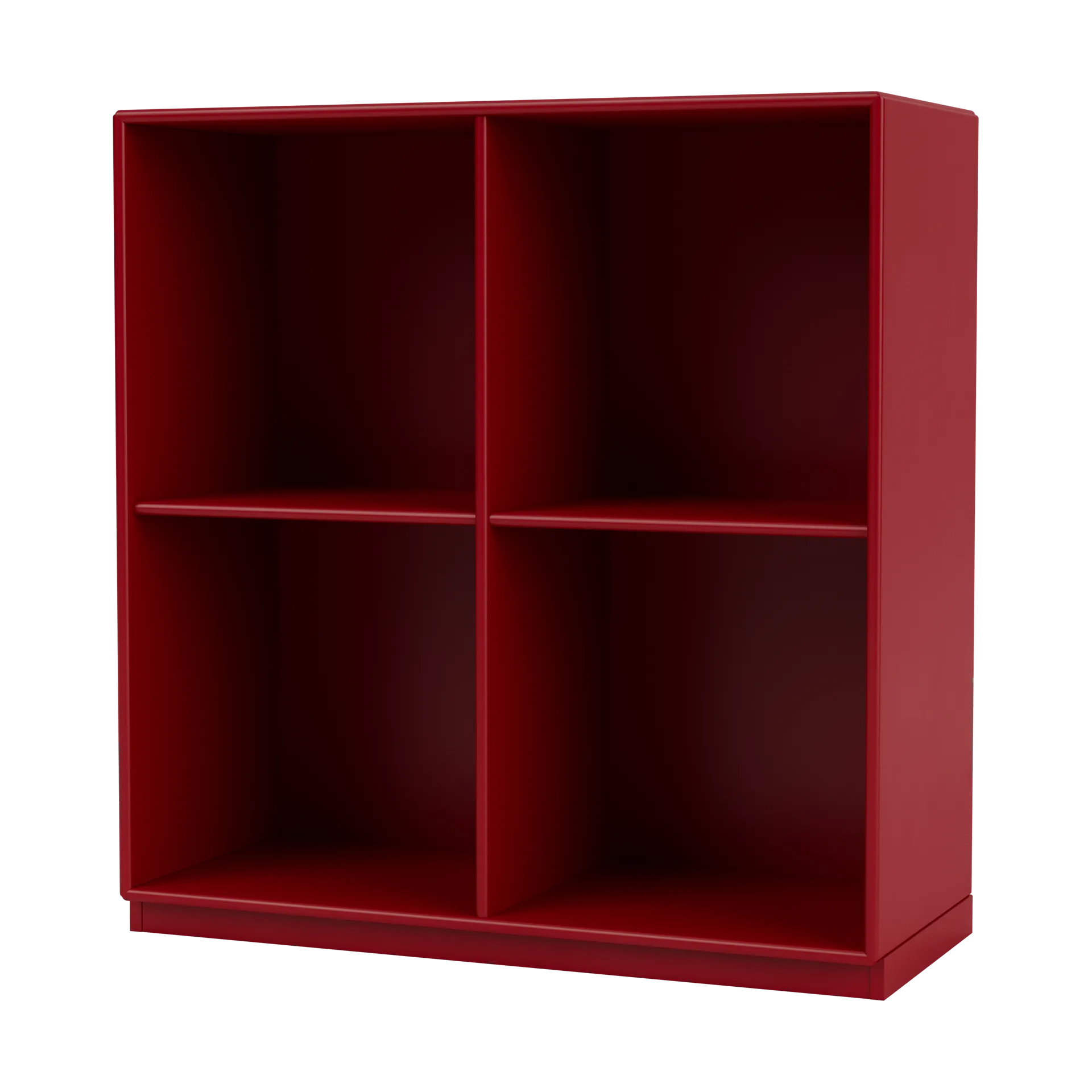 SHOW hylla 69,6x69,6 cm, sockel 3 cm, 165-Beetroot Montana