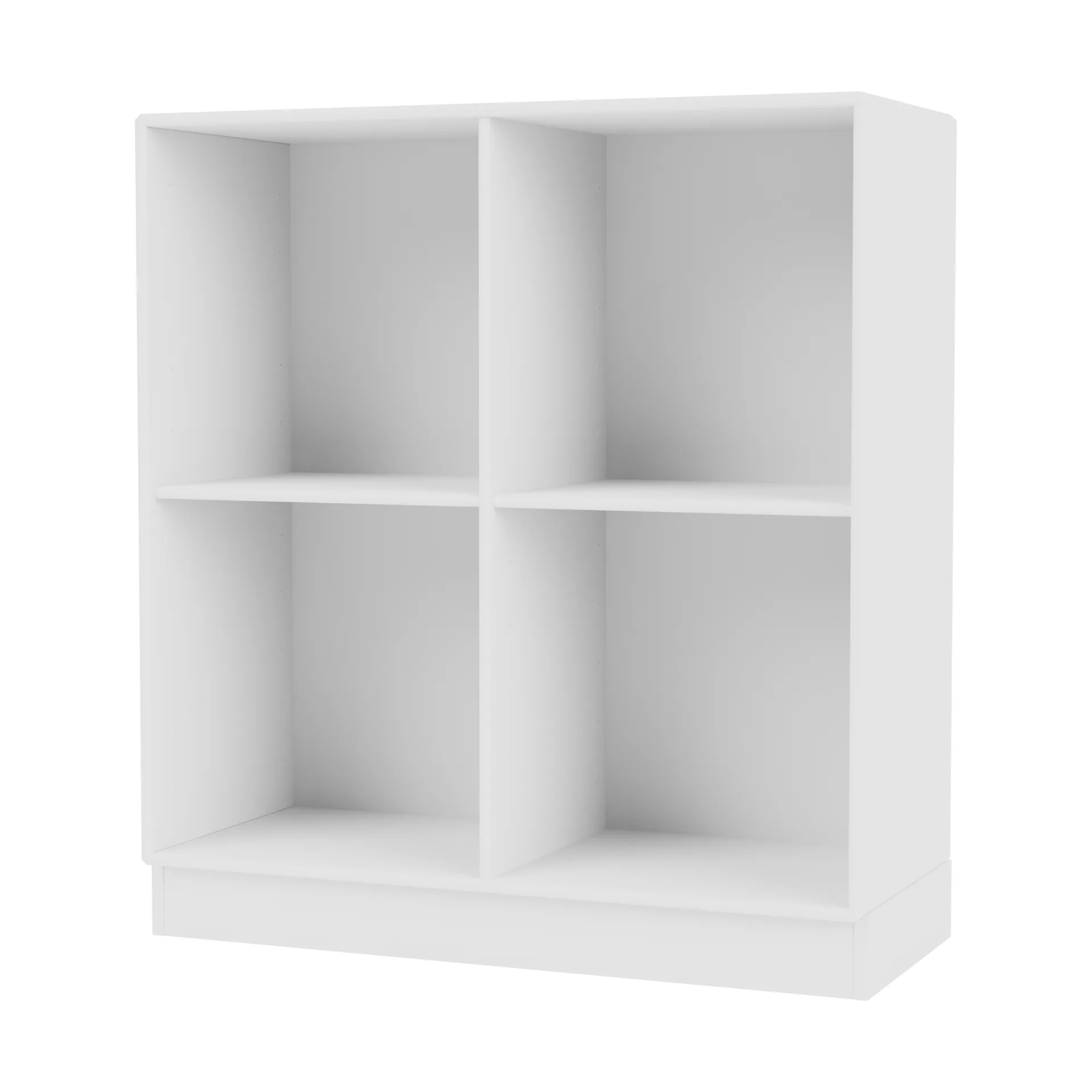 SHOW hylla 69,6x69,6 cm, sockel 7 cm, 101-NewWhite Montana