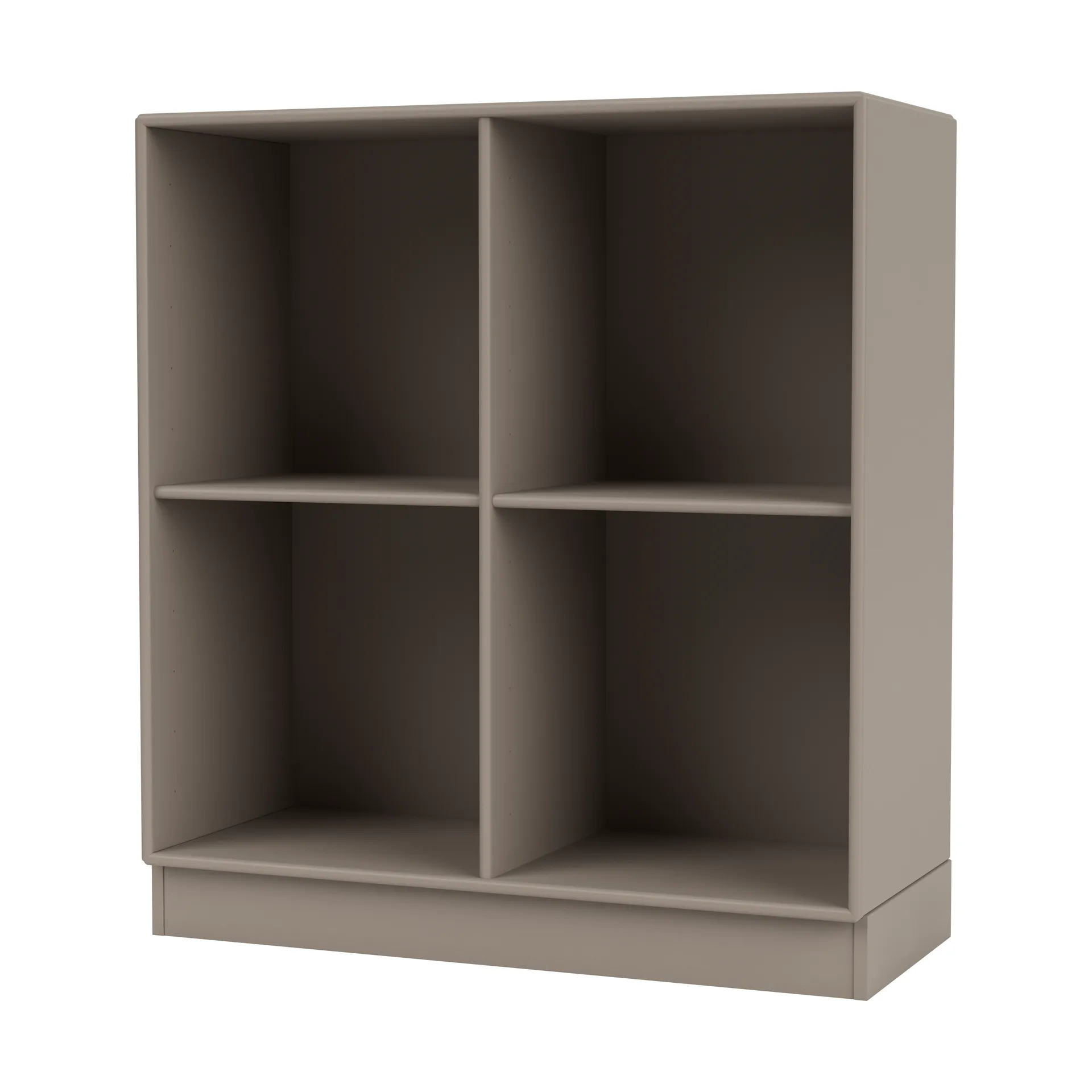 SHOW hylla 69,6x69,6 cm, sockel 7 cm, 141-Truffle Montana