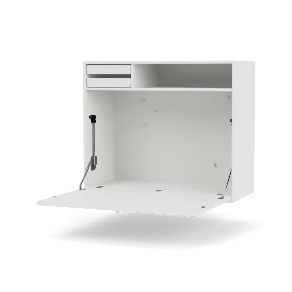 STUDIO skrivbord vägghängt, white 01 Montana