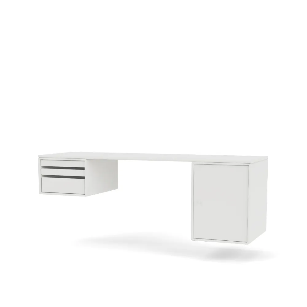 Workshop skrivbord, White 01 Montana