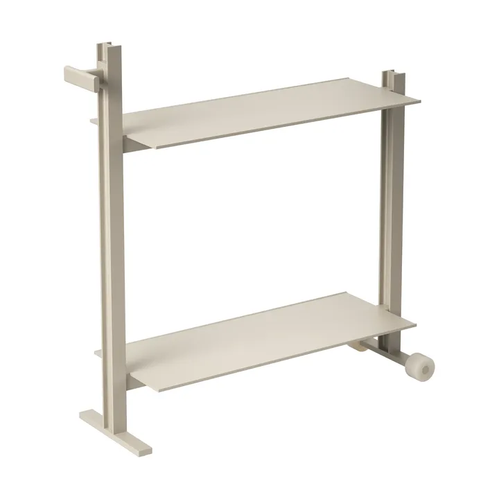 Museum Trolley serveringsvagn - Beige, 74,5x77,5x24 cm - Museum