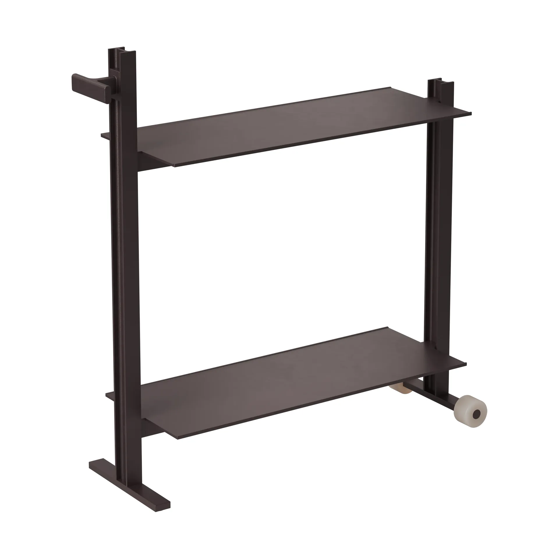 Museum Trolley serveringsvagn, Mörkbrun, 74,5x77,5x24 cm Museum