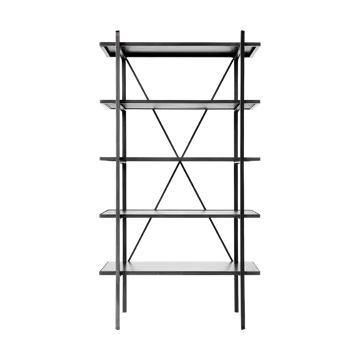 Austin golvhylla 90x160 cm - Svart - MUUBS