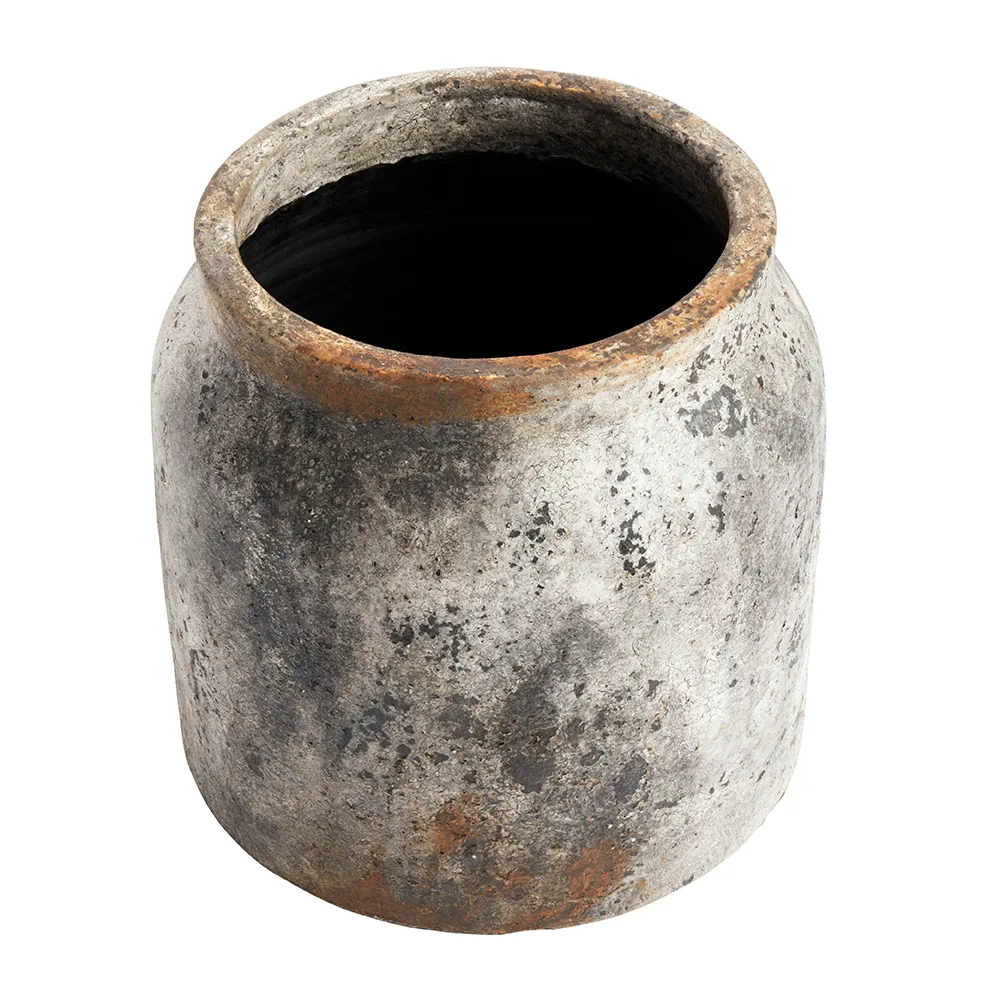 Echo kruka Ø28 cm, Rost-grå MUUBS