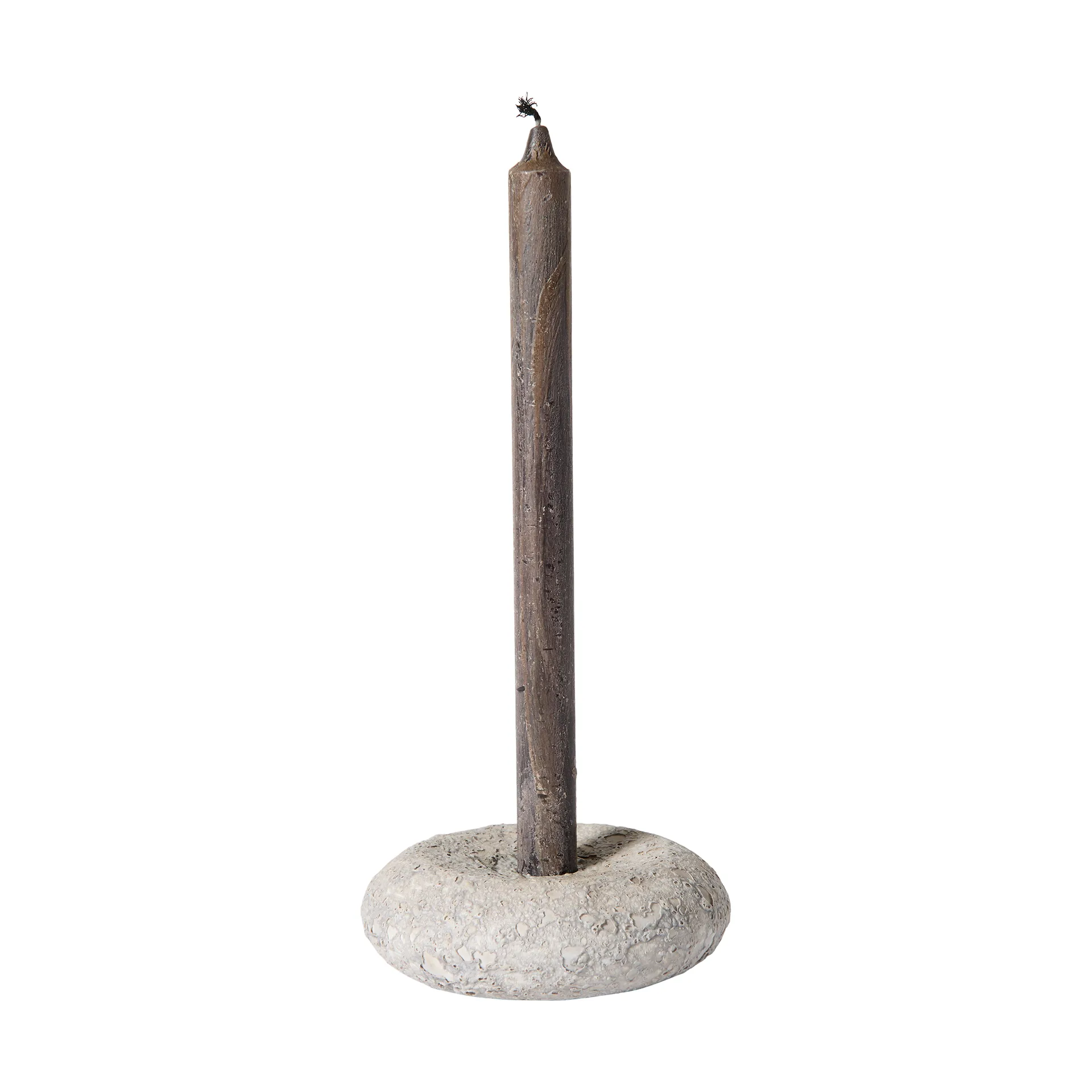 Luna ljusstake, Grey, Ø13x4,8 cm MUUBS