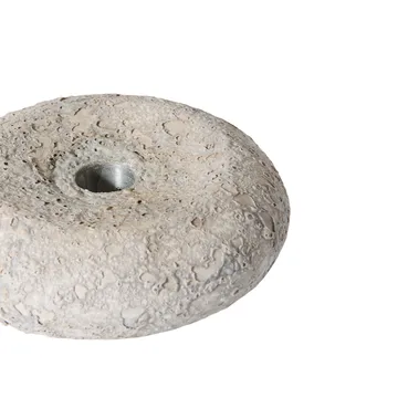 Luna ljusstake - Grey, Ø13x4,8 cm - MUUBS