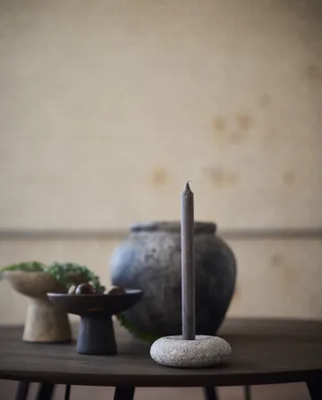 Luna ljusstake - Grey, Ø13x4,8 cm - MUUBS
