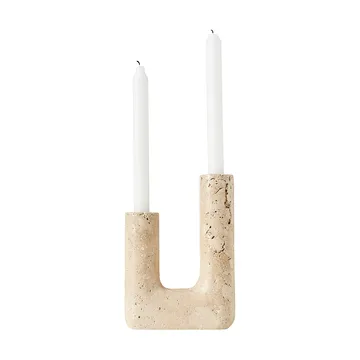 Minerva ljusstake 20 cm - Creme - MUUBS