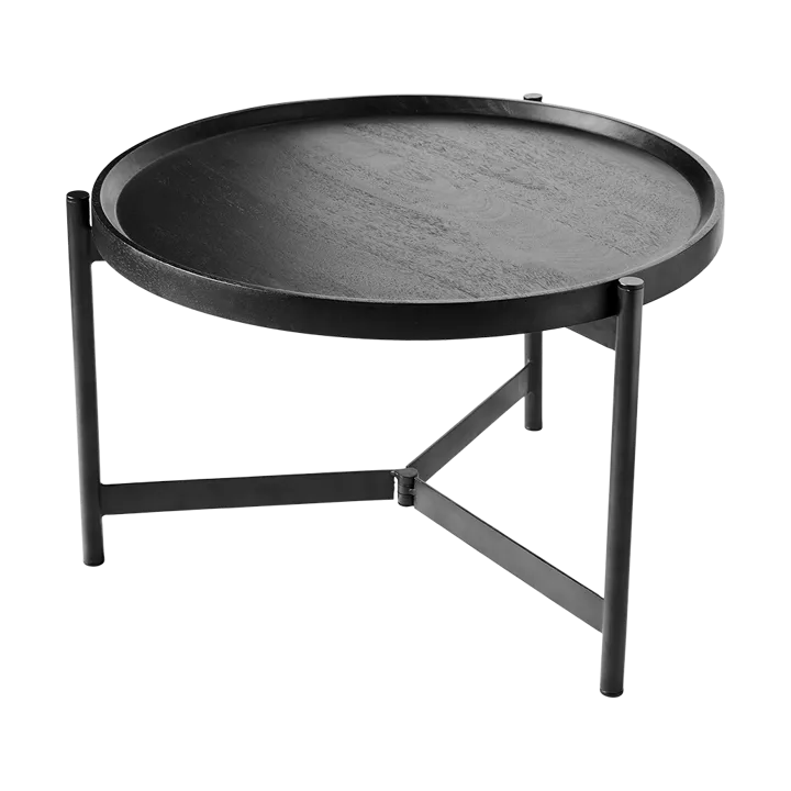 Nevada soffbord Ø70 cm - Svart - MUUBS