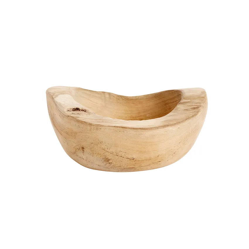 Rustic skål 13 cm, Natur MUUBS