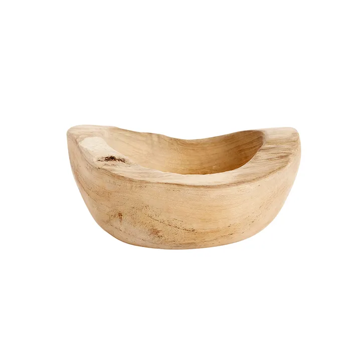 Rustic skål 13 cm - Natur - MUUBS