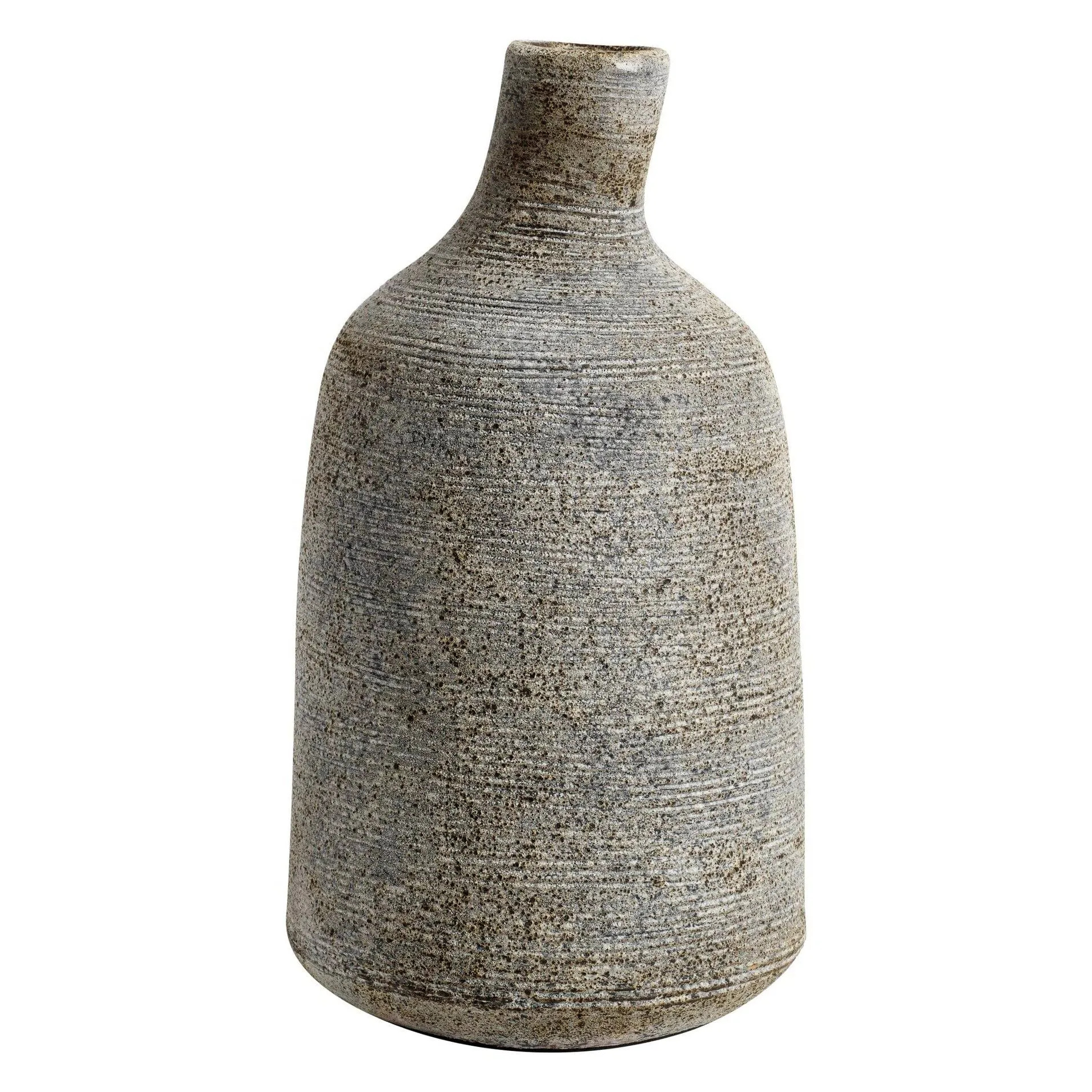 Stain vas large 26 cm, Grå-brun MUUBS