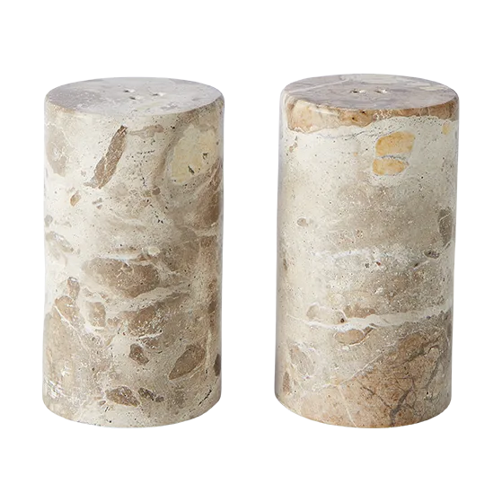Vita salt- och pepparkar - Seashell - MUUBS