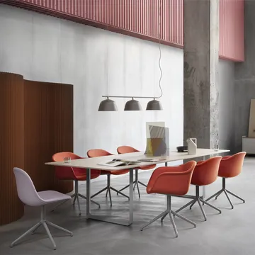 70/70 matbord 295x108 cm - Solid smked oak-Sand - Muuto