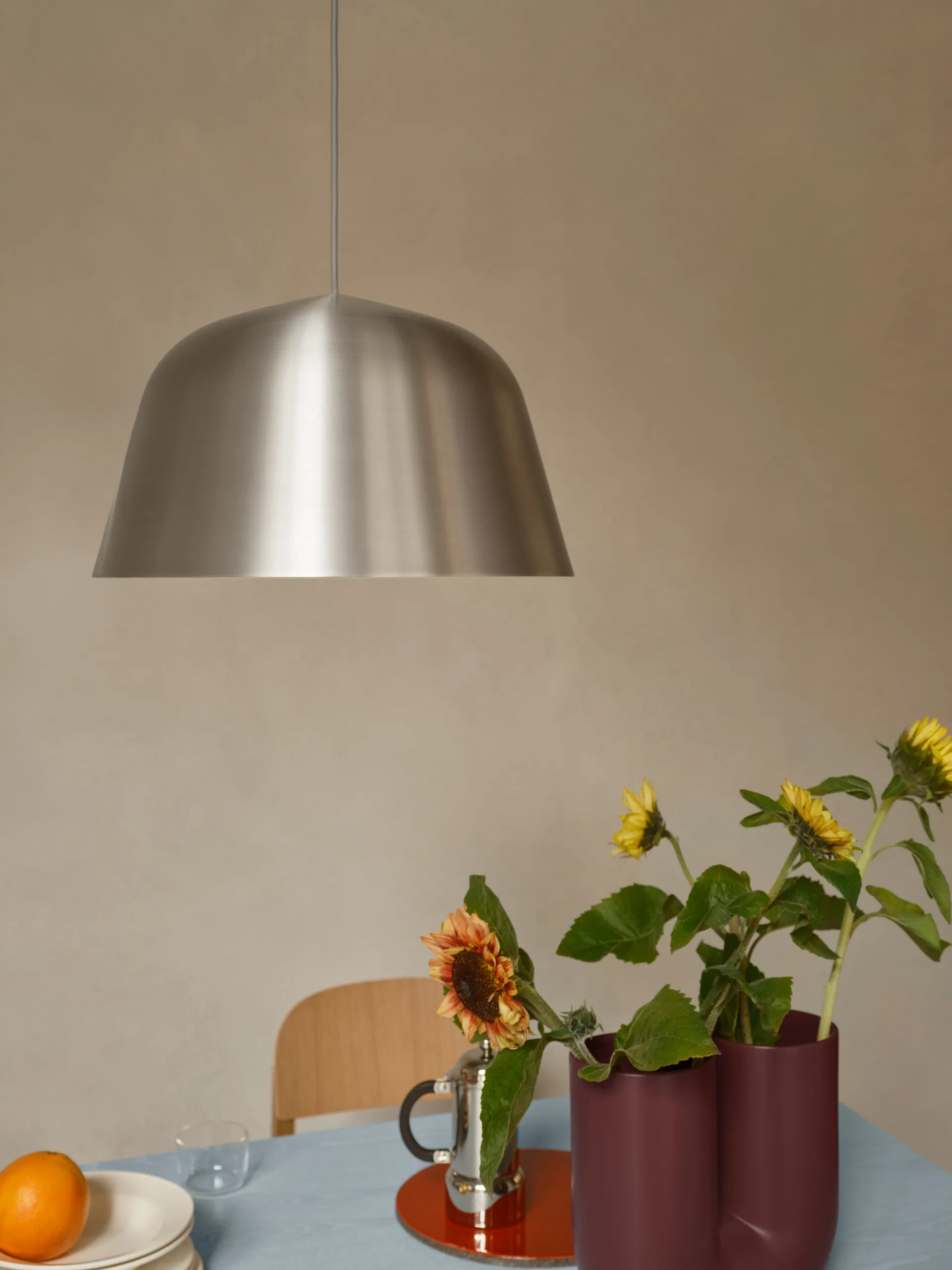 Ambit pendel, Borstad aluminium, Ø40 cm Muuto