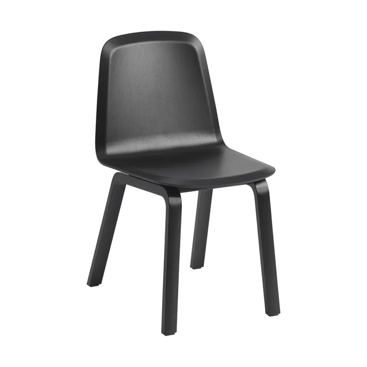 Brink Chair Wood Base stol - Svart - Muuto