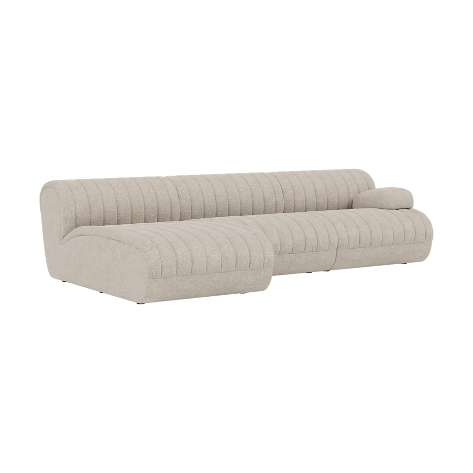 Coltre modulsoffa, Konfiguration 3, turf-sand, 3-sits Muuto