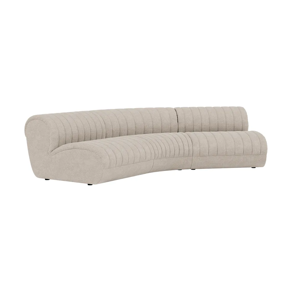Coltre modulsoffa, Konfiguration 4, turf-sand, 3-sits Muuto