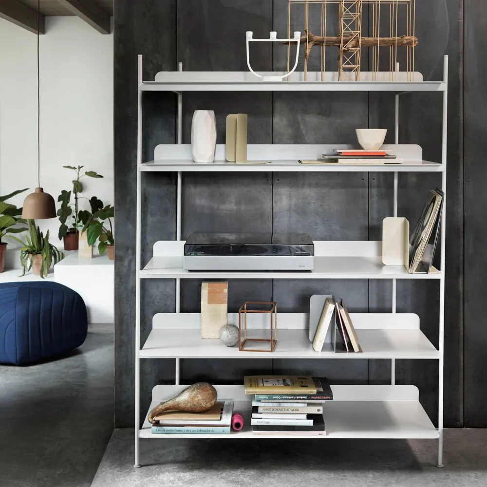 Compile configuration 1 hyllsystem, Black Muuto