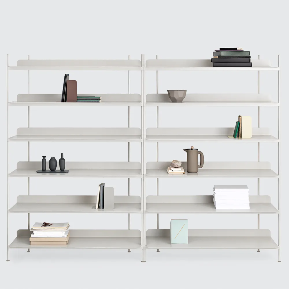 Compile configuration 1 hyllsystem, Grey Muuto