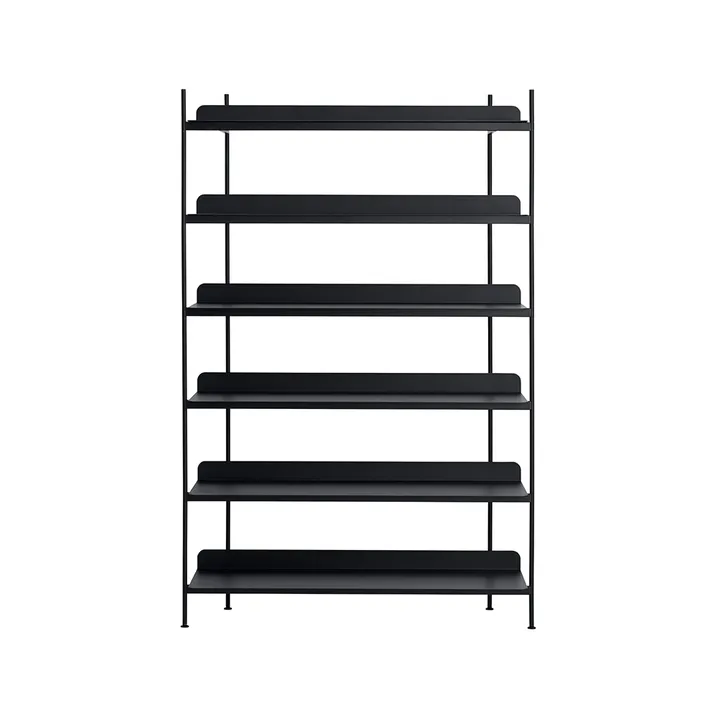 Compile configuration 4 hyllsystem - Black - Muuto