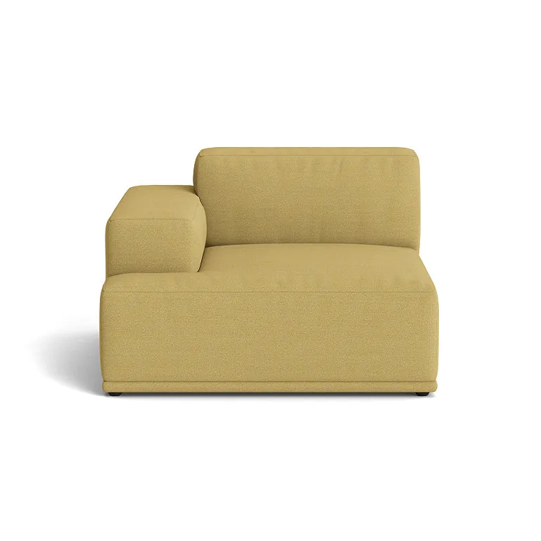 Connect soft modul Hallingdal 65 nr.407 gul, Armstöd vänster (A) Muuto
