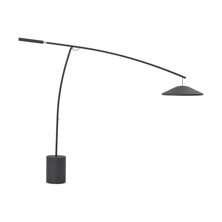 Contra golvlampa - Anthracite black-concrete, 188 cm - Muuto