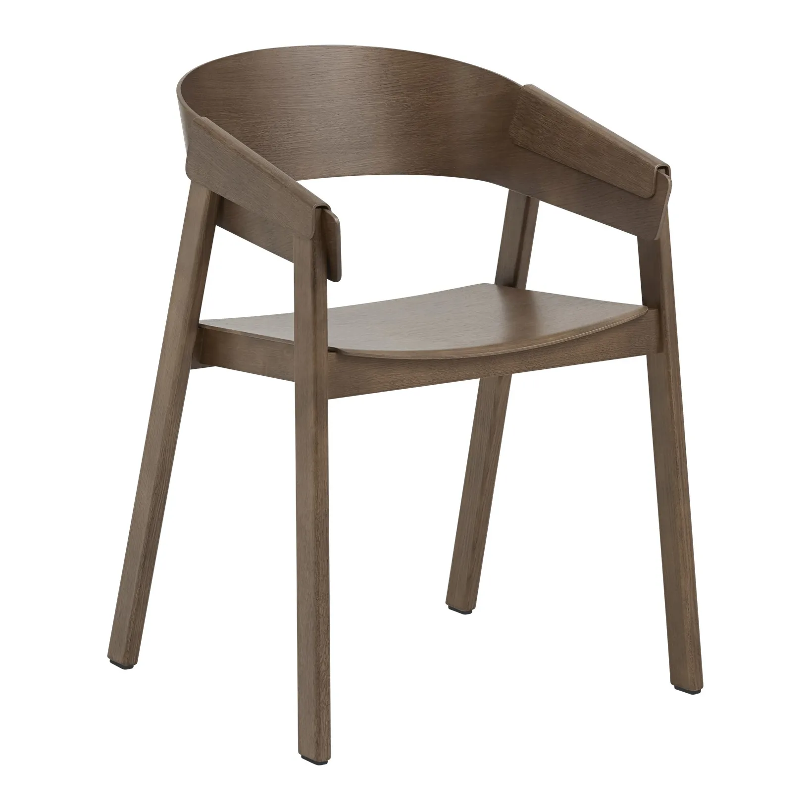 Cover armchair karmstol, Stained dark brown Muuto