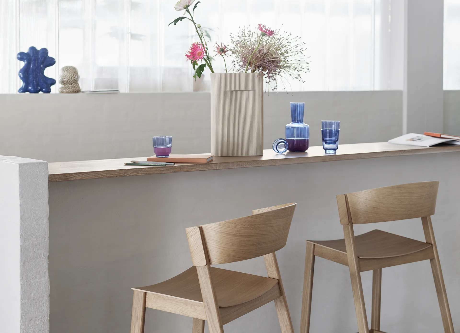Cover barstol, Oak Muuto