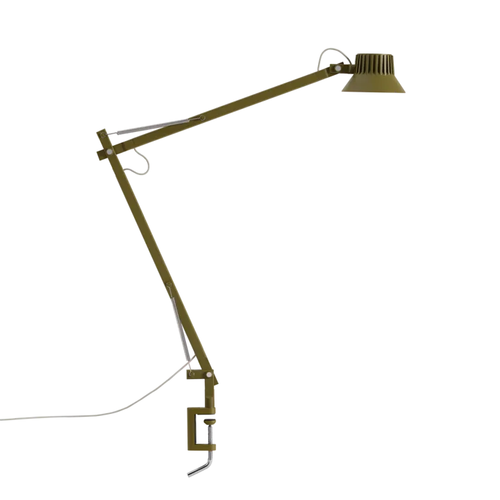 Dedicate L2 bordslampa med klämma - Brown Green - Muuto