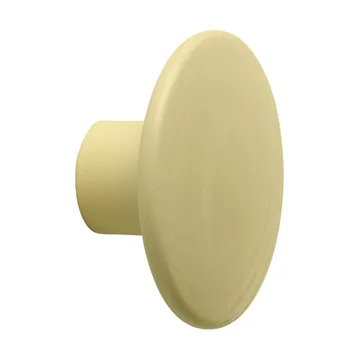 Dots Wood klädkrok - Yellow-beige, Ø6,5 cm - Muuto