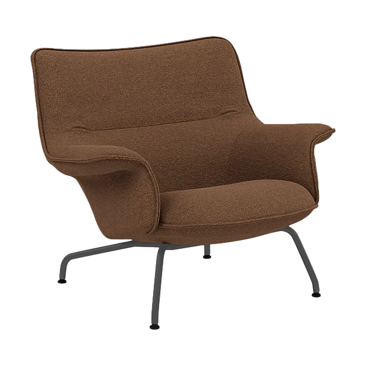 Doze fåtölj låg - Hearth 4-anthracite/black - Muuto