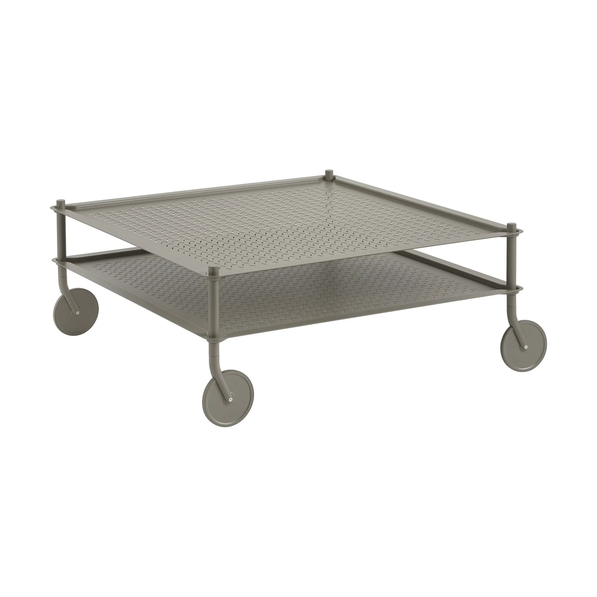 Flow soffbord 95x95 cm, Taupe Muuto