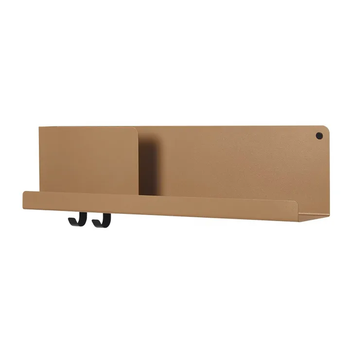 Folded hylla 63x16,5 cm - Burnt orange - Muuto
