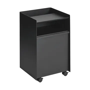 Folded Trolley rullvagn med låda - Black - Muuto