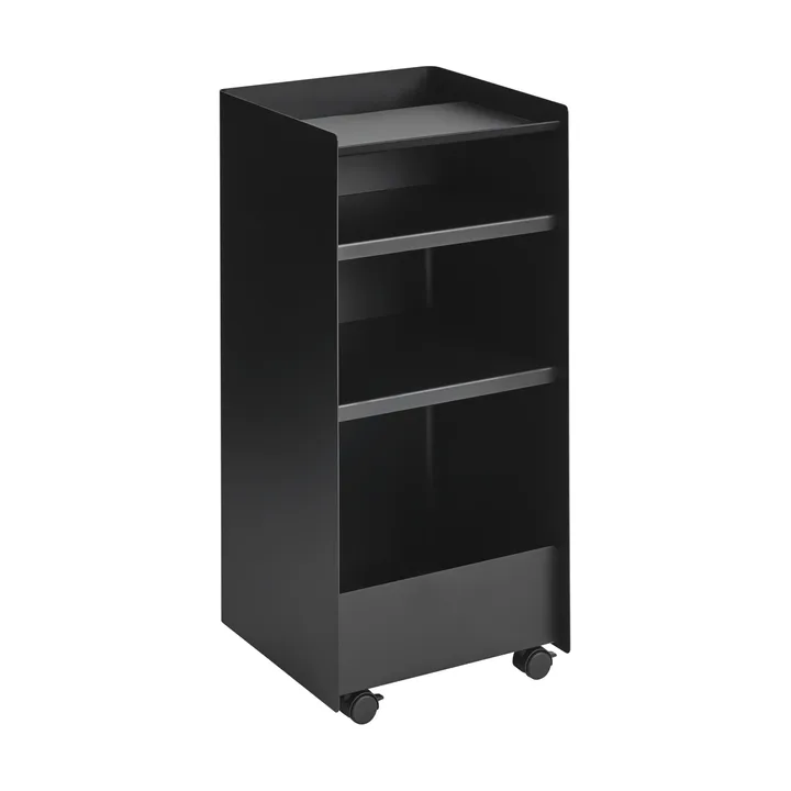 Folded Trolley rullvagn öppen - Black, 37,4x38,7x37,2 cm - Muuto